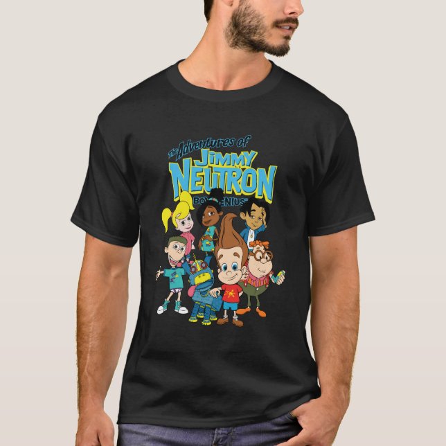 Neutron-tecken för jimmy t shirt (Framsida)