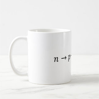 Neutron till Proton Beta Decay - Nuclear Physics B Kaffemugg