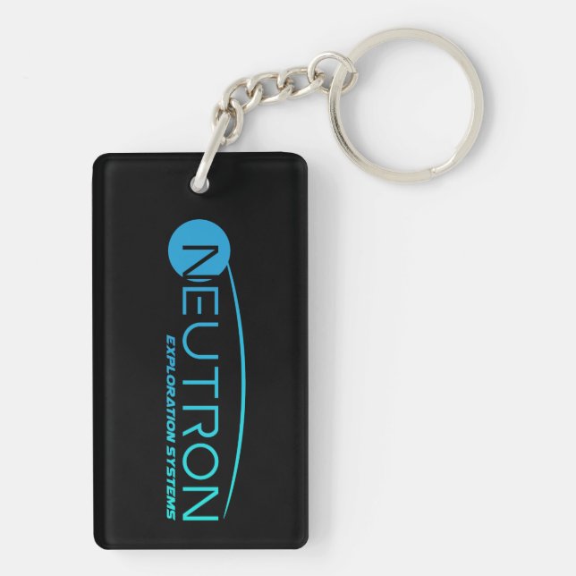 Neutronutforskningsystem Keychain (Baksidan)