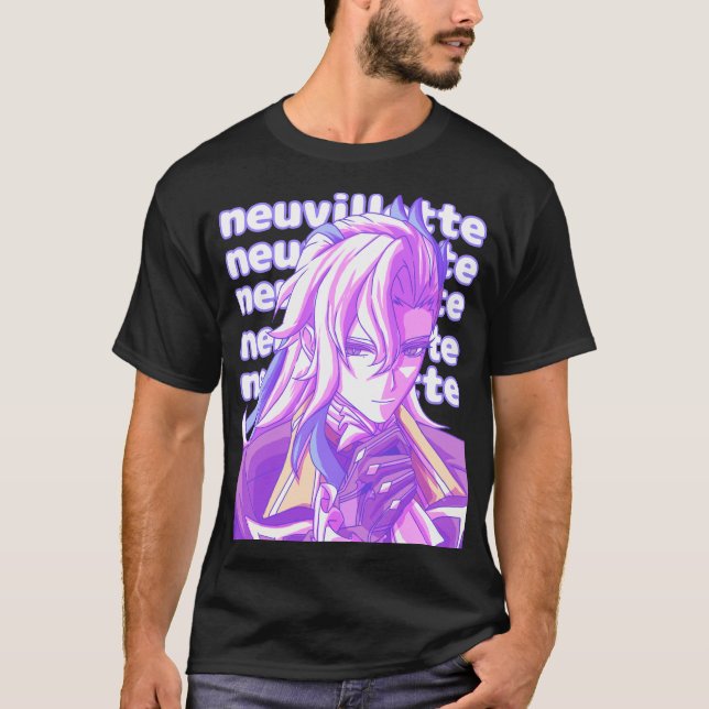 Neuvillette Genshin Impact T Shirt (Framsida)