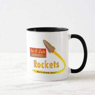 Nev-R-senarelagda Neutrino-raketer - retro mugg