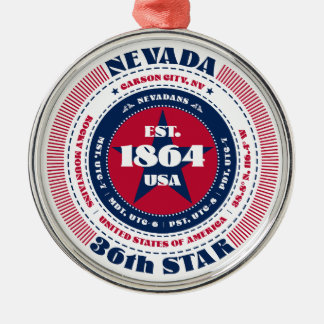 Nevada, 36:e statliga julprydnaden julgransprydnad metall