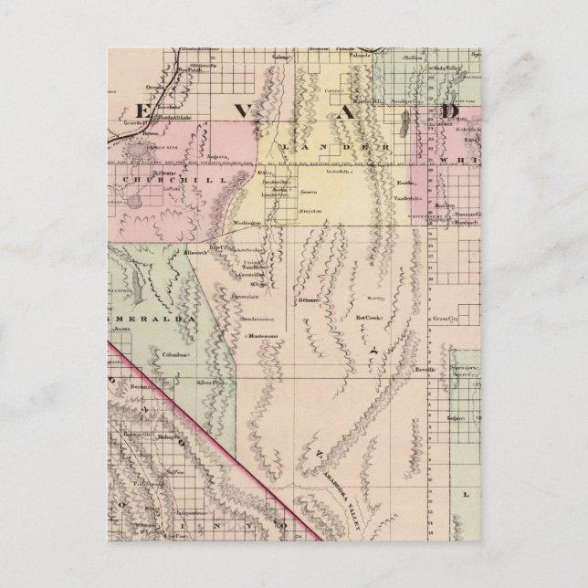 Nevada 5 vykort (Framsida)