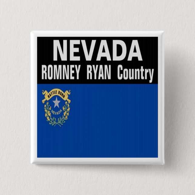 NEVADA är Romney Ryan som land knäppas Knapp (Framsida)