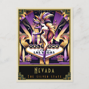 Nevada Art Deco Vykort