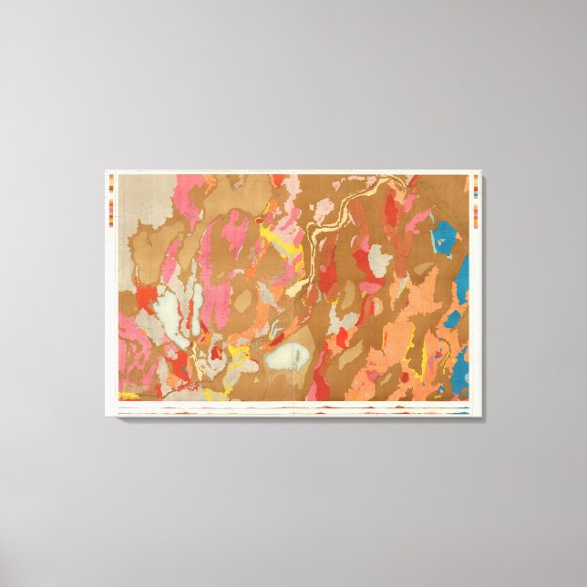 Nevada Basin Geological Canvastryck (Framsida)