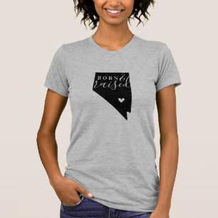 Nevada Born and Razed State Tee