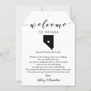 Nevada Bröllop Välkomstanförande Märkre Brev Itine