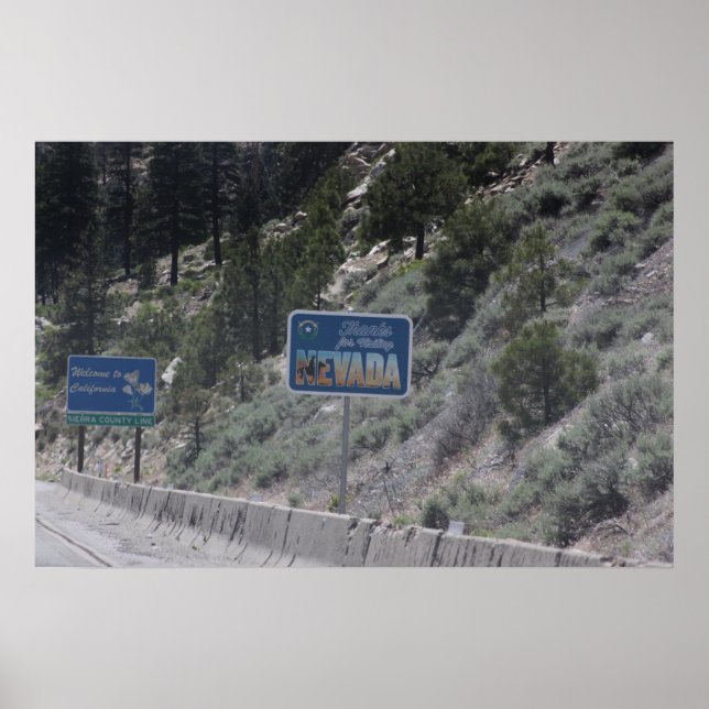 Nevada-Cailforinia Poster (Framsidan)