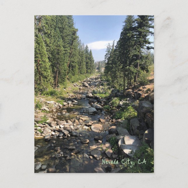 Nevada City California vycard Vykort (Framsida)