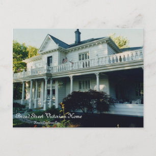 Nevada City Tours Ca. Broad Street Victorian Home Vykort