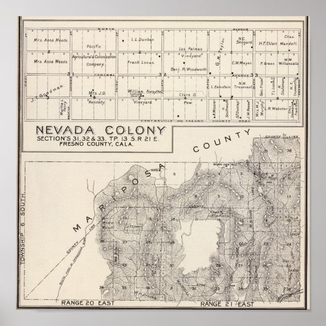 Nevada Colony Poster (Framsidan)
