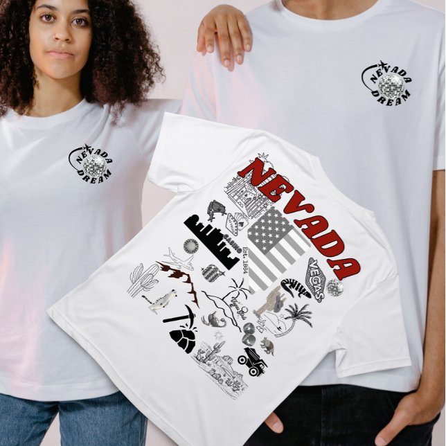 Nevada Dream Las Vegas White T Shirt (Skapare uppladdad)