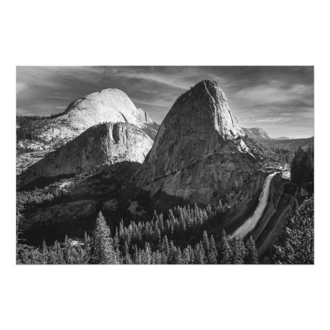 Nevada Fall of Yosemite National Park Fototryck (Framsidan)