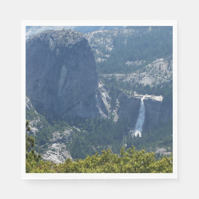Nevada Falls från Panorama Trail Pappersservett (Framsidan)