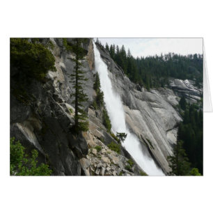 Nevada Falls i Yosemite National Park Hälsningskort