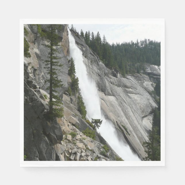 Nevada Falls i Yosemite National Park Pappersservett (Framsidan)