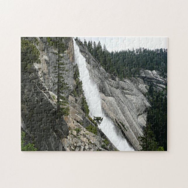 Nevada Falls i Yosemite National Park Pussel (Horisontell)