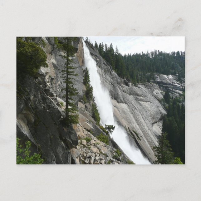 Nevada Falls i Yosemite National Park Vykort (Framsida)