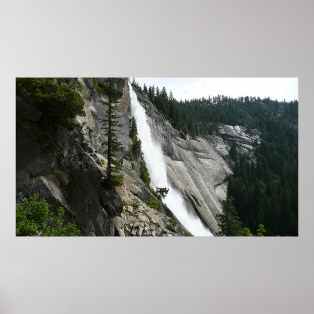 Nevada Falls i Yosemite nationalpark Poster (Framsidan)