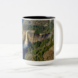 Nevada Falls, Yosemite National Park Två-Tonad Mugg