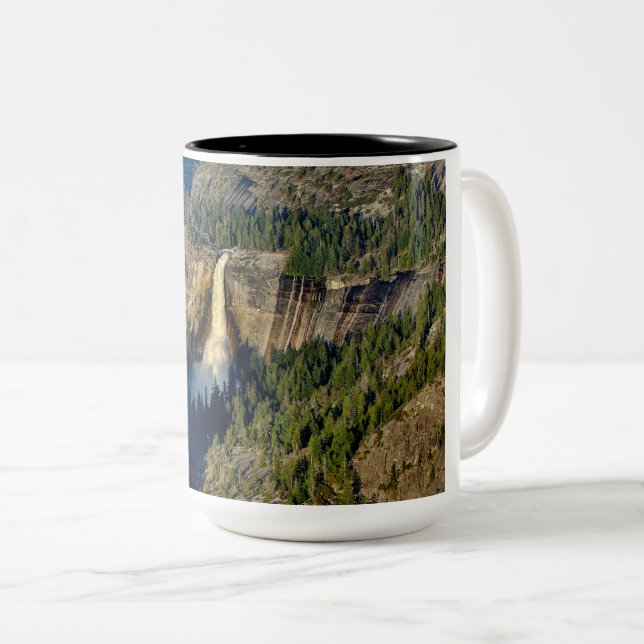 Nevada Falls, Yosemite National Park  Två-Tonad Mugg (Framsida höger)