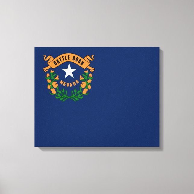 Nevada flagga canvastryck (Framsida)