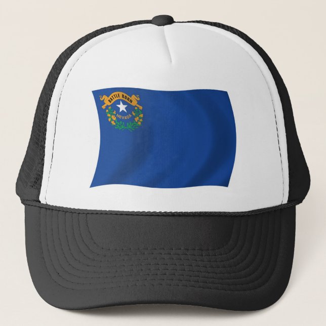 Nevada Flagga Hatt Keps (Framsida)