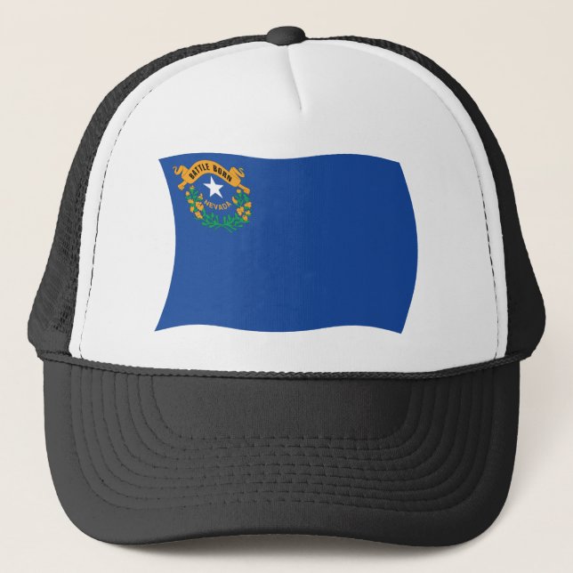 Nevada Flagga Hatt Keps (Framsida)