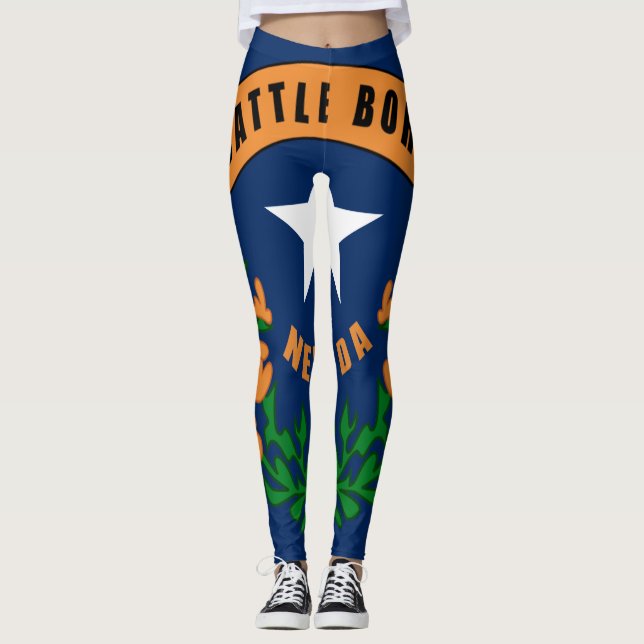 Nevada flagga leggings (Framsida)