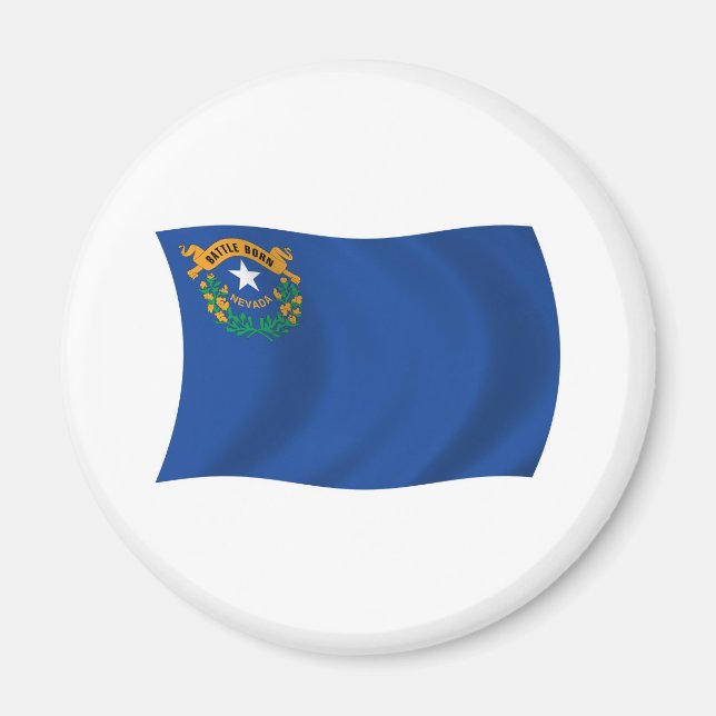 Nevada Flagga Magnet (Framsidan)
