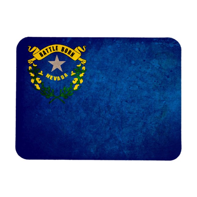 Nevada Flagga; Magnet (Horisontell)