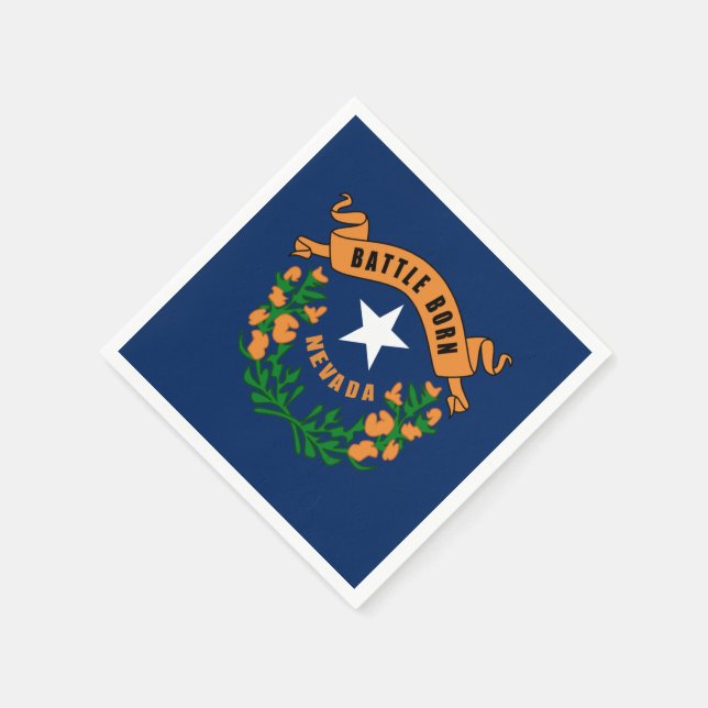 Nevada flagga pappersservett (Hörn)