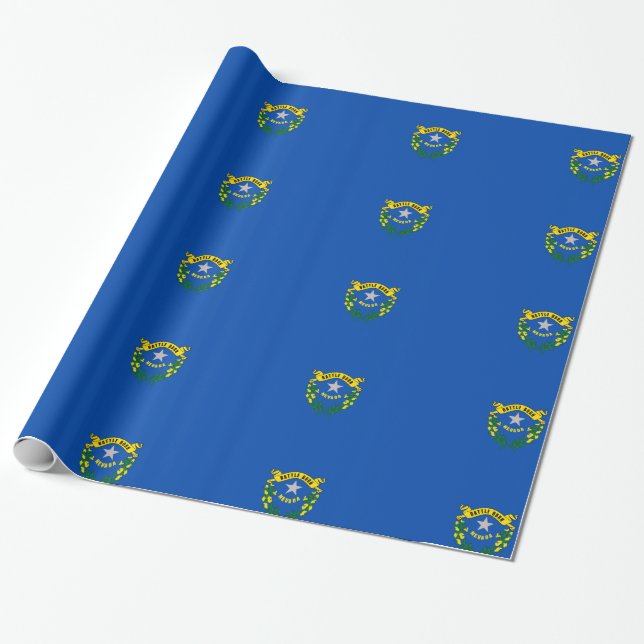 Nevada flaggsigill presentpapper (Utrullad)