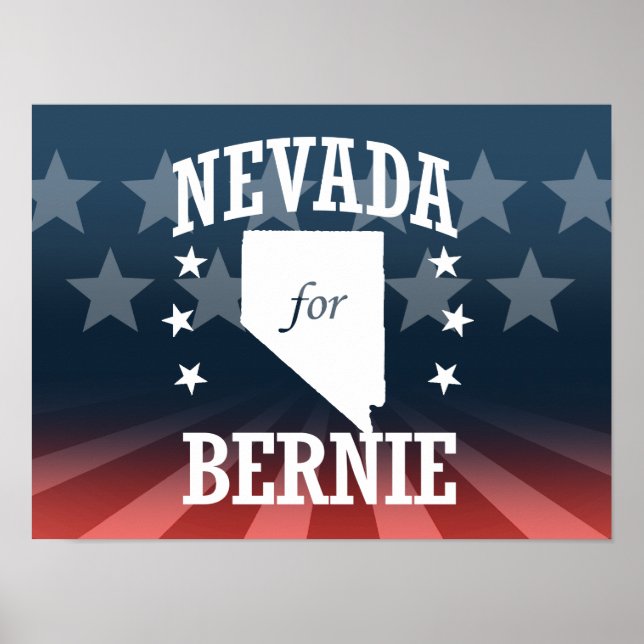 NEVADA FOR BERNIE SANDERS POSTER (Framsidan)