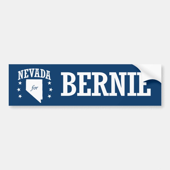 NEVADA FÖR BERNIE SLIPMASKINER BILDEKAL (Framsidan)