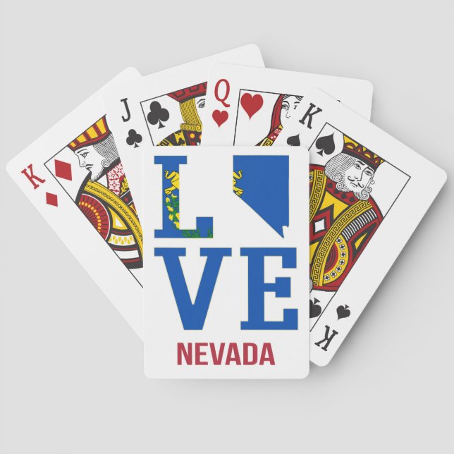 Nevada Förenta staterna, kärlek Casinokort (Baksidan)