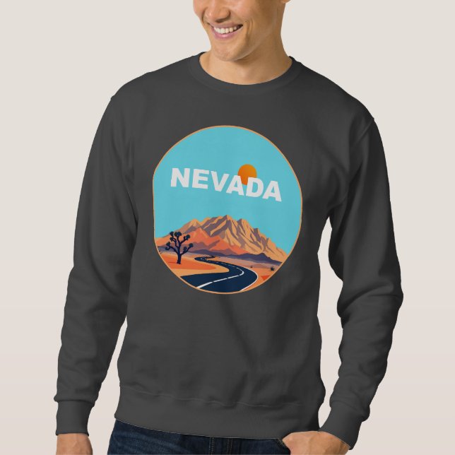 Nevada Förenta staterna Lång Ärmad Tröja (Framsida)