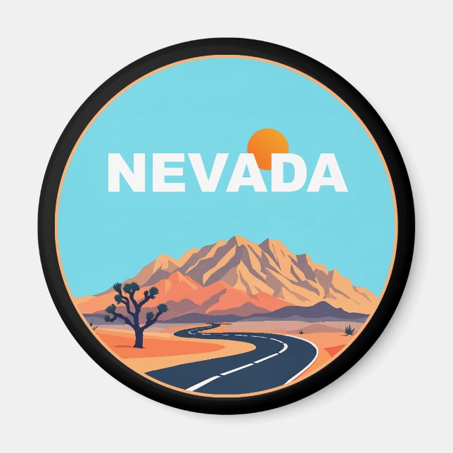 Nevada Förenta staterna Magnet (Framsidan)