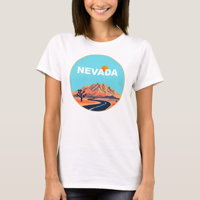 Nevada Förenta staterna T Shirt (Framsida)