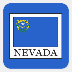 Nevada Fyrkantigt Klistermärke