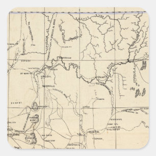 Nevada Fyrkantigt Klistermärke