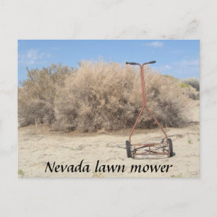 Nevada Gräsmatta Mower Vykort