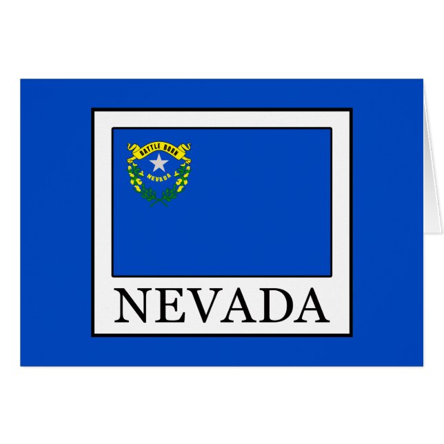 Nevada Hälsningskort (Framsidan Horizontal)