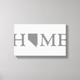 Nevada Home State Ord Art Canvastryck