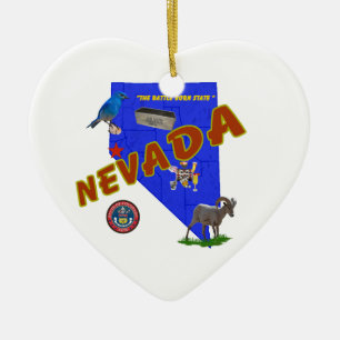 Nevada Julgransprydnad Keramik