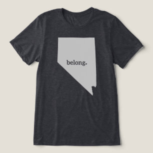 Nevada Karta Belong State Pride T Shirt