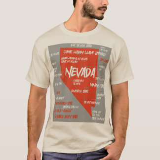 Nevada karta design T-Shirt