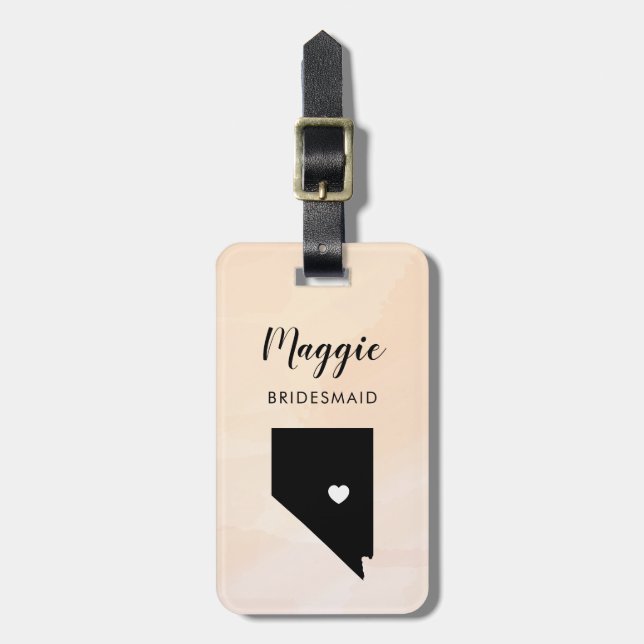 Nevada Kartong Bagageetikett, Bröllopsfest Välkomm Bagagebricka (Vertikal Framsida)