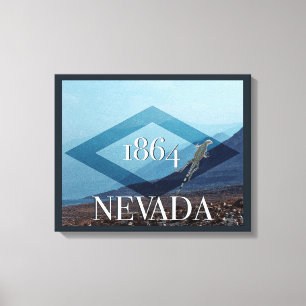 Nevada liggande Poster Canvastryck